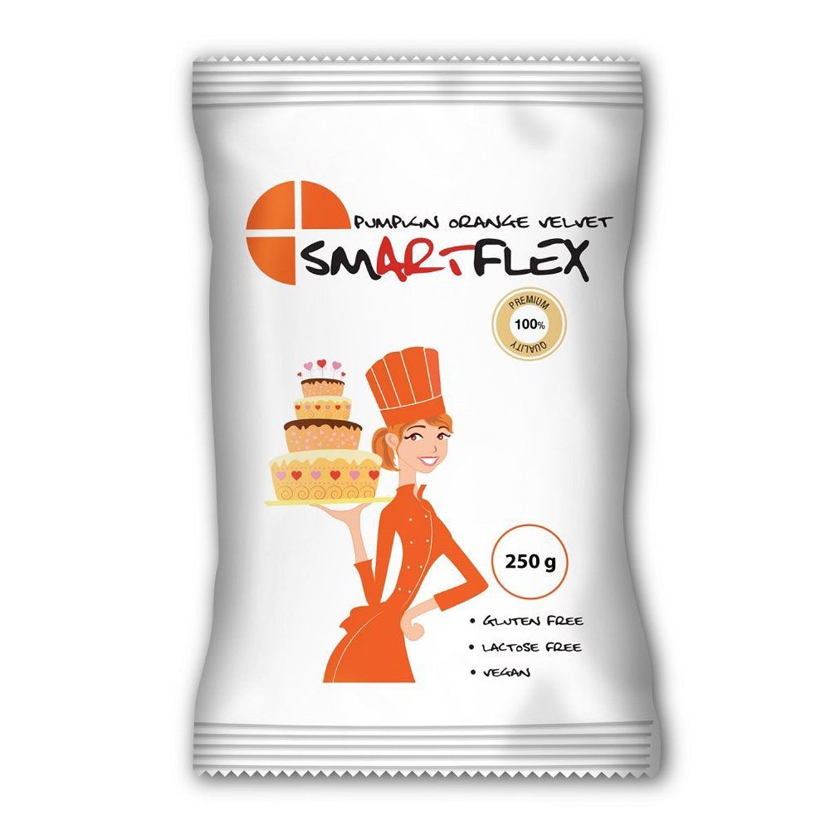 Smartflex Fondant Pumpkin Orange Velvet 250g