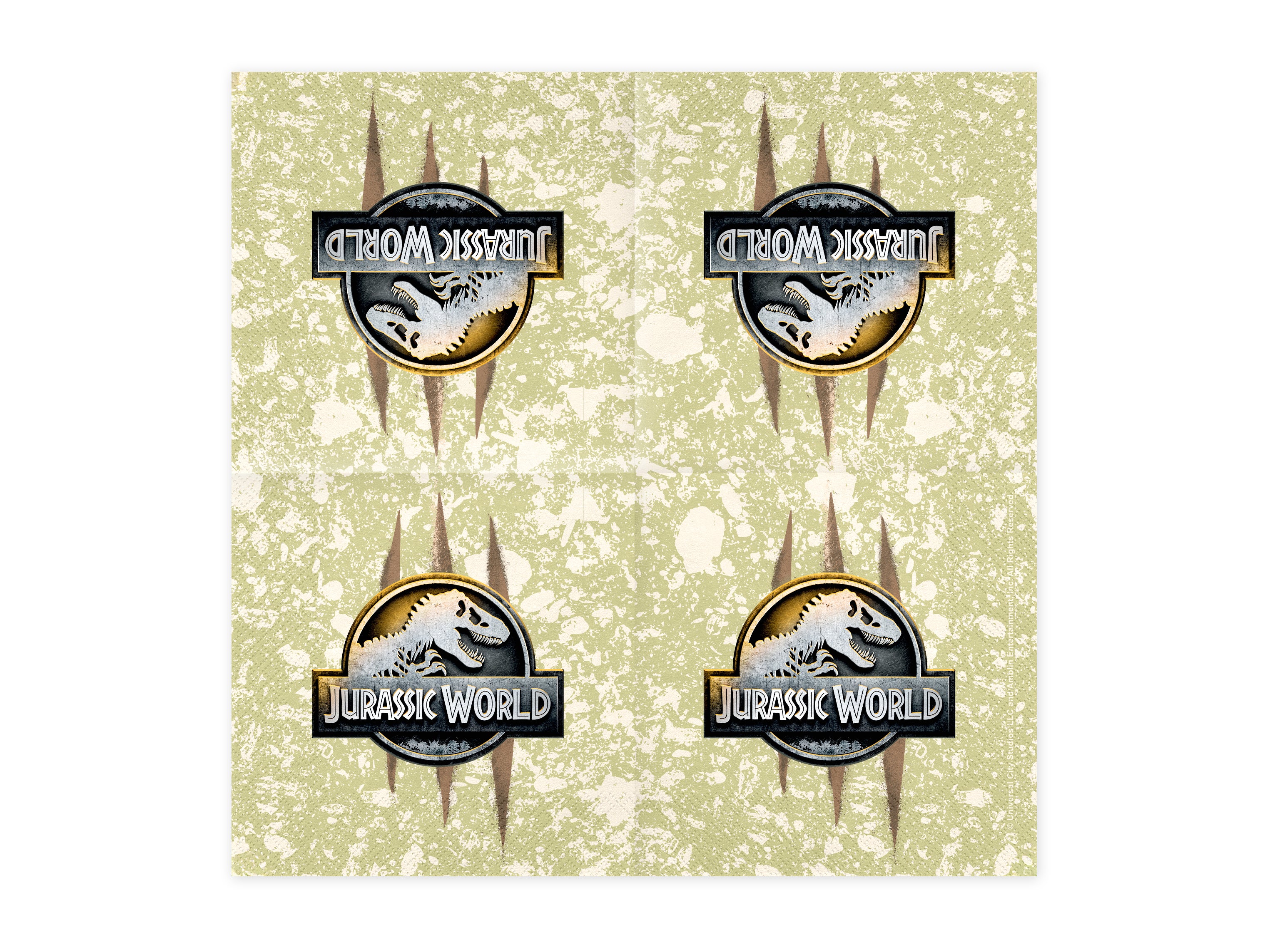 Papirservietter Jurassic World, 20 stk