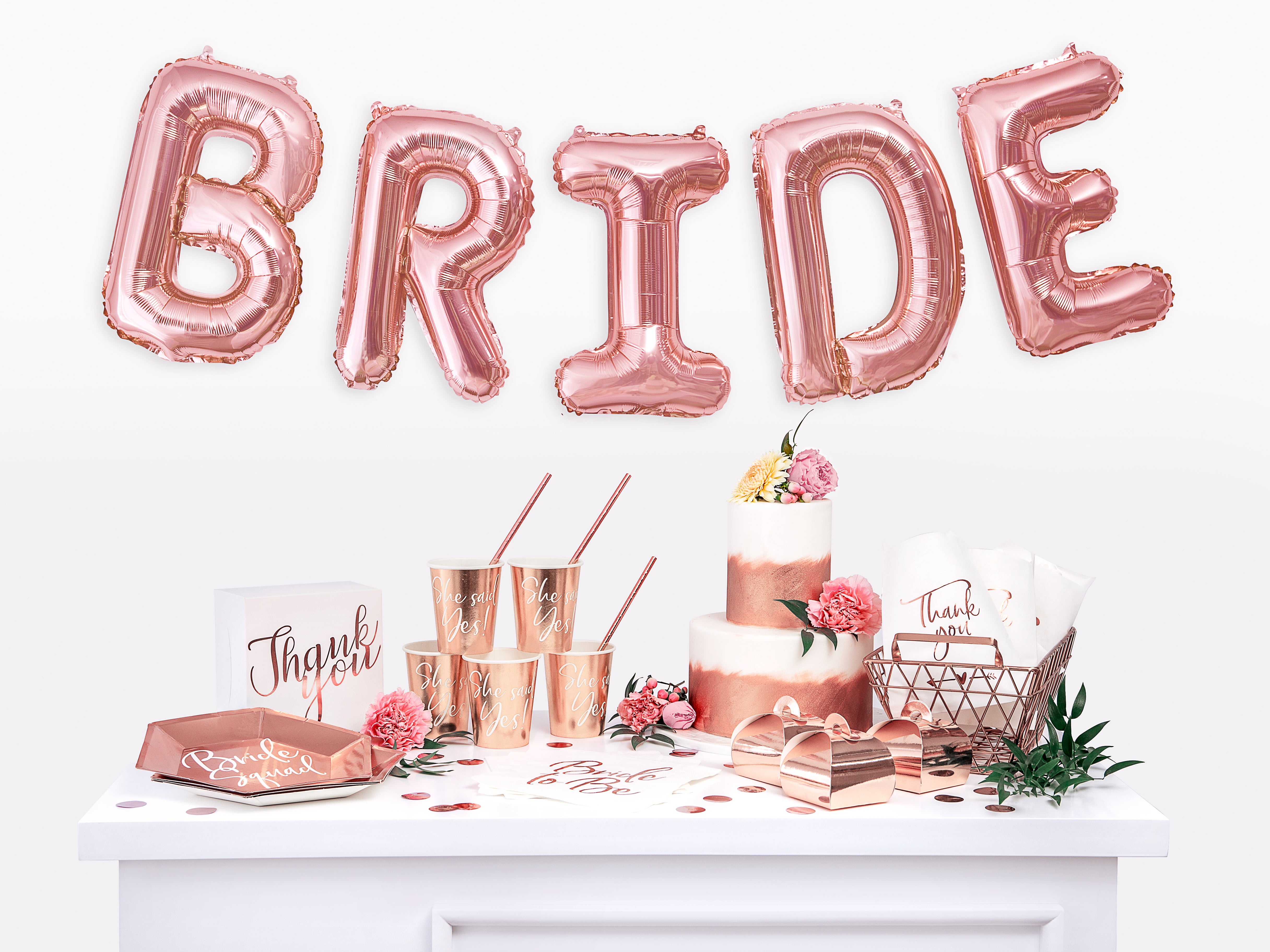 Servietter Bride to be Rosegold 12 stk