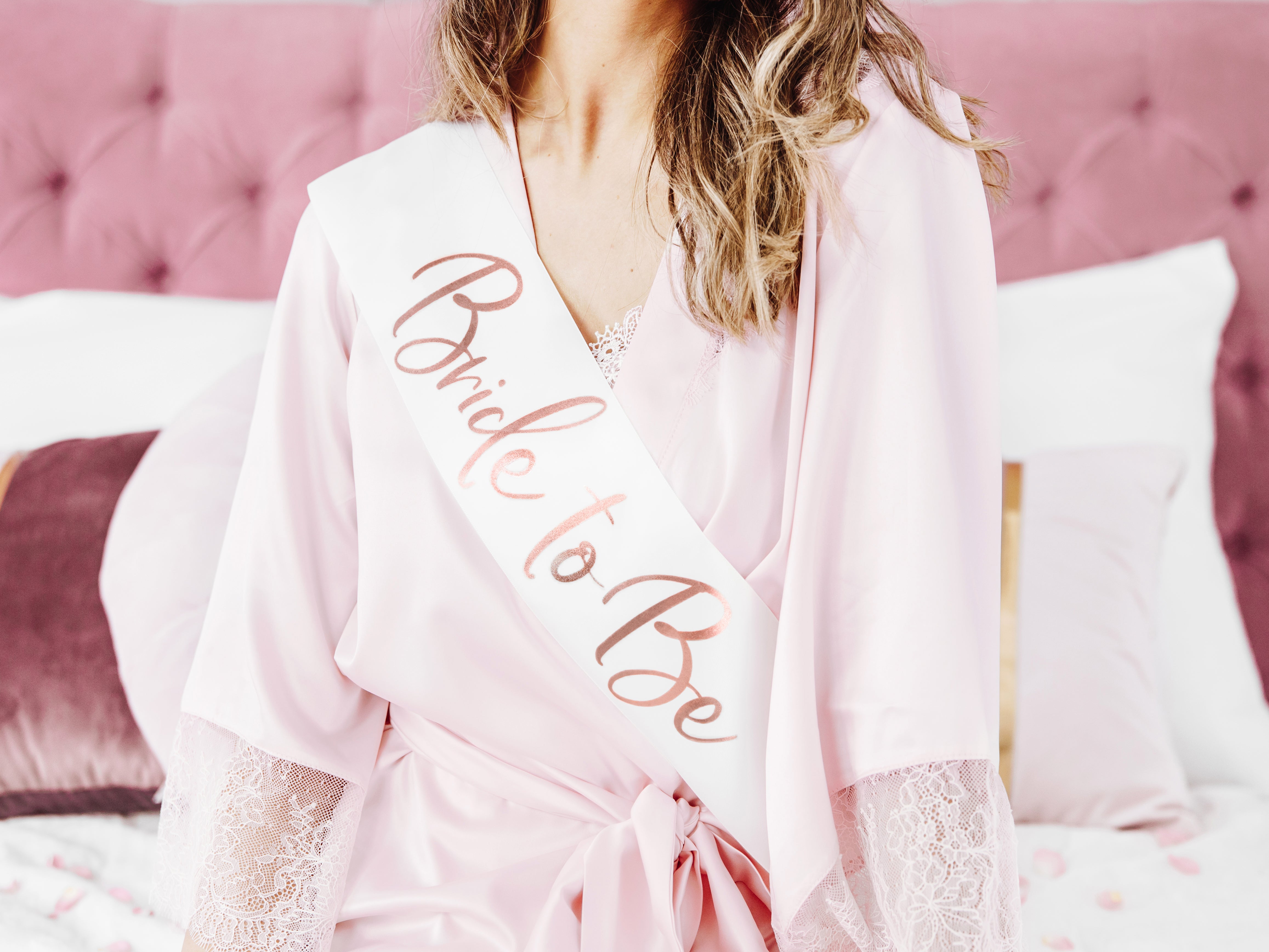 Ordensbånd Bride to be Hvit