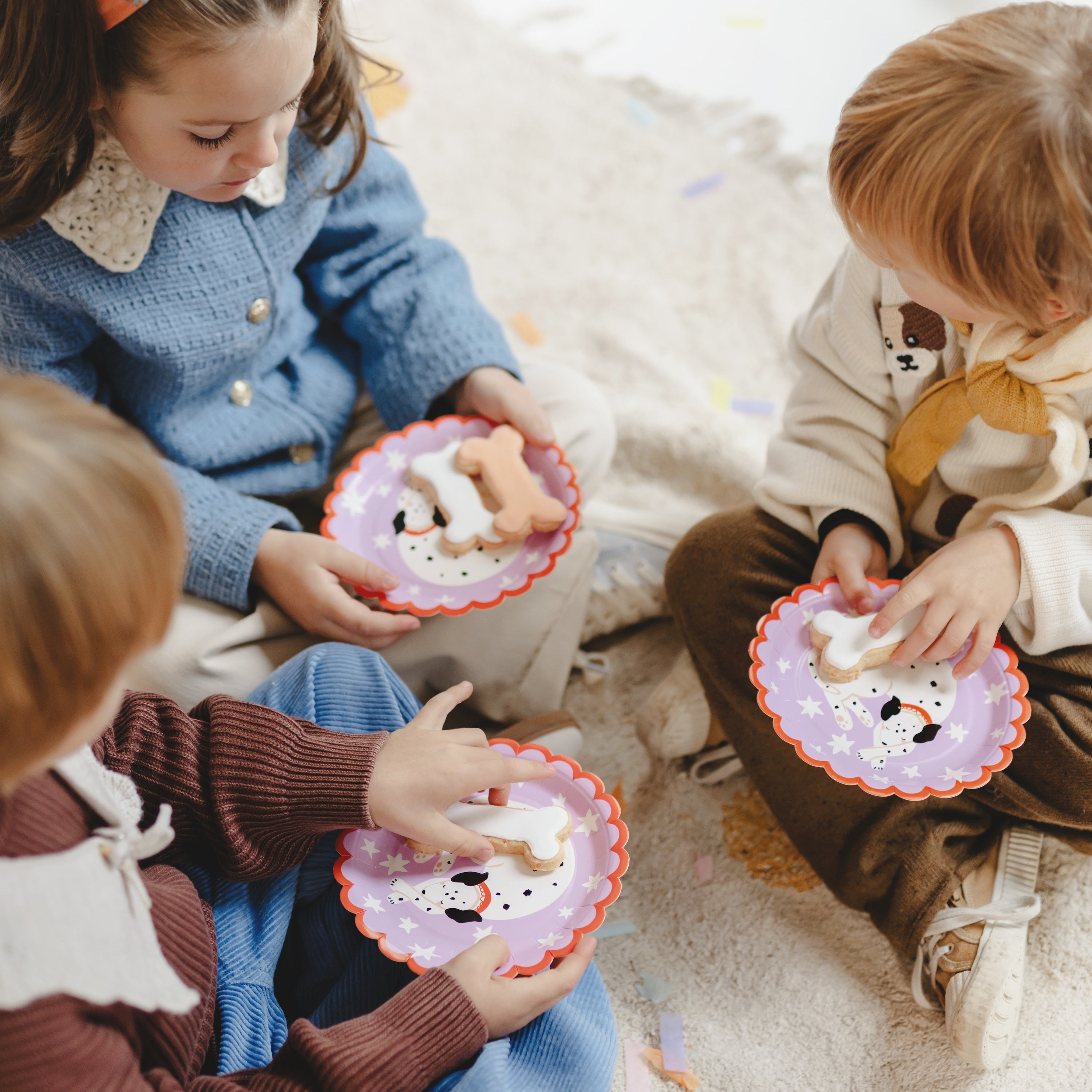 Papptallerken Hund Dalmatiner 6 stk