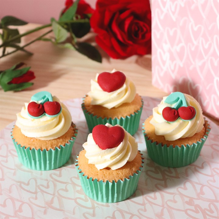 Kakepynt Spiselig Valentine Mon Cheri 12stk