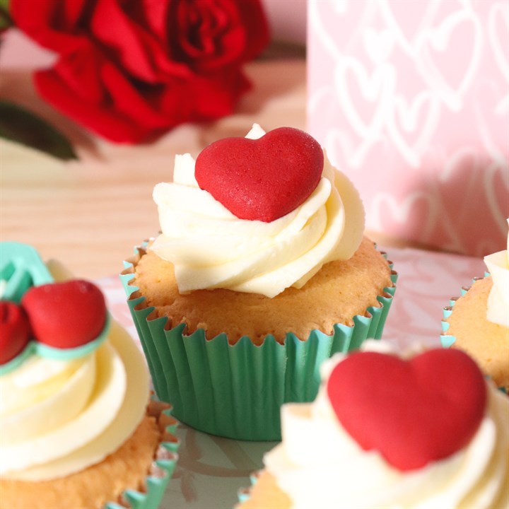 Kakepynt Spiselig Valentine Mon Cheri 12stk