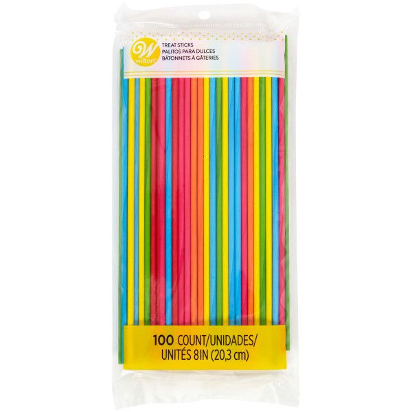 Wilton Lollipoppinner farger, 100 stk