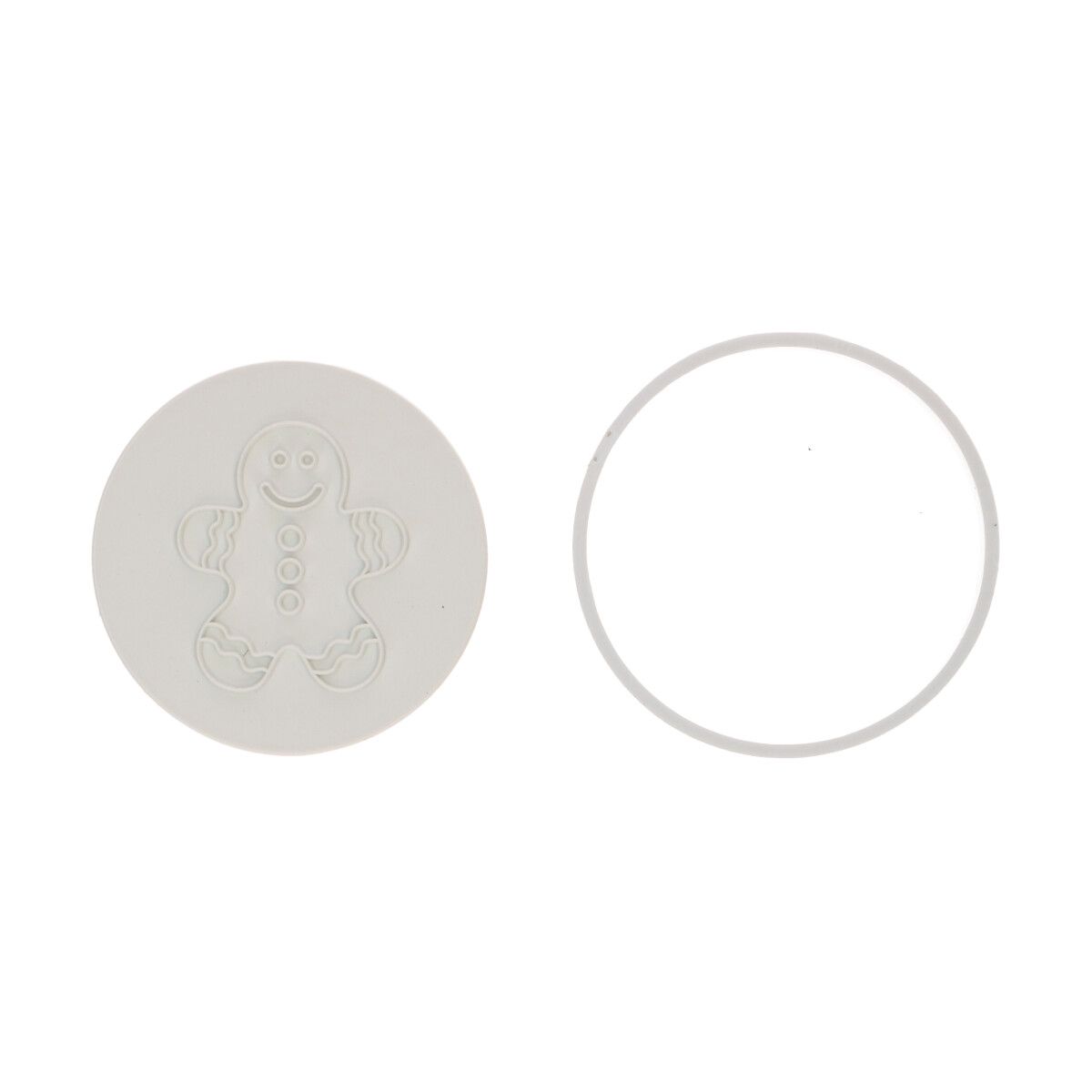 Utstikker m/stempel Pepperkakemann 7,5cm