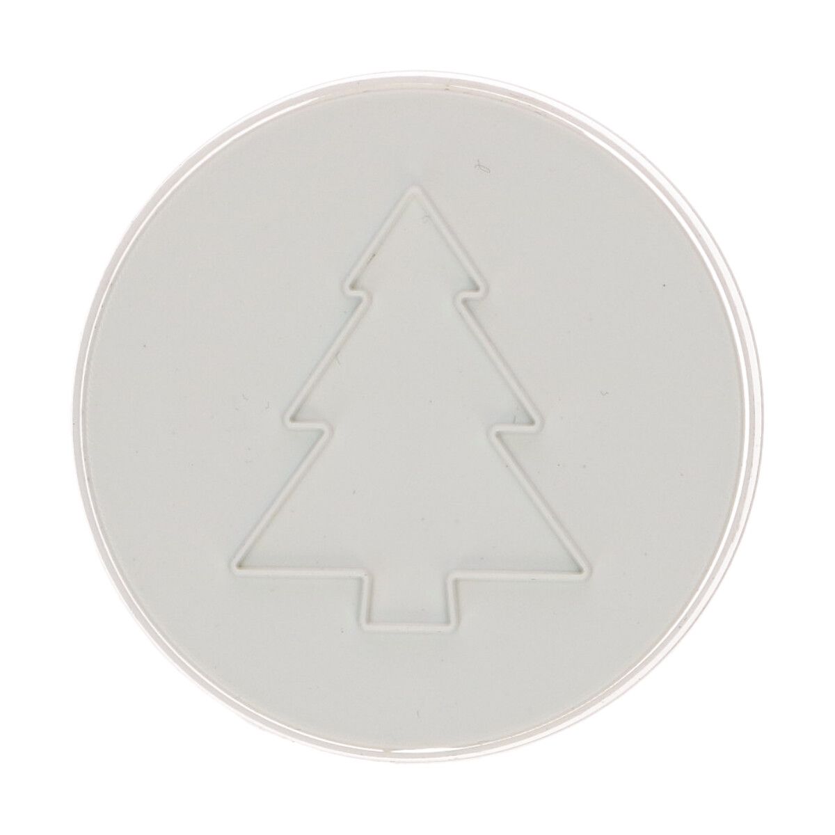 Utstikker m/stempel Juletre 7,5cm