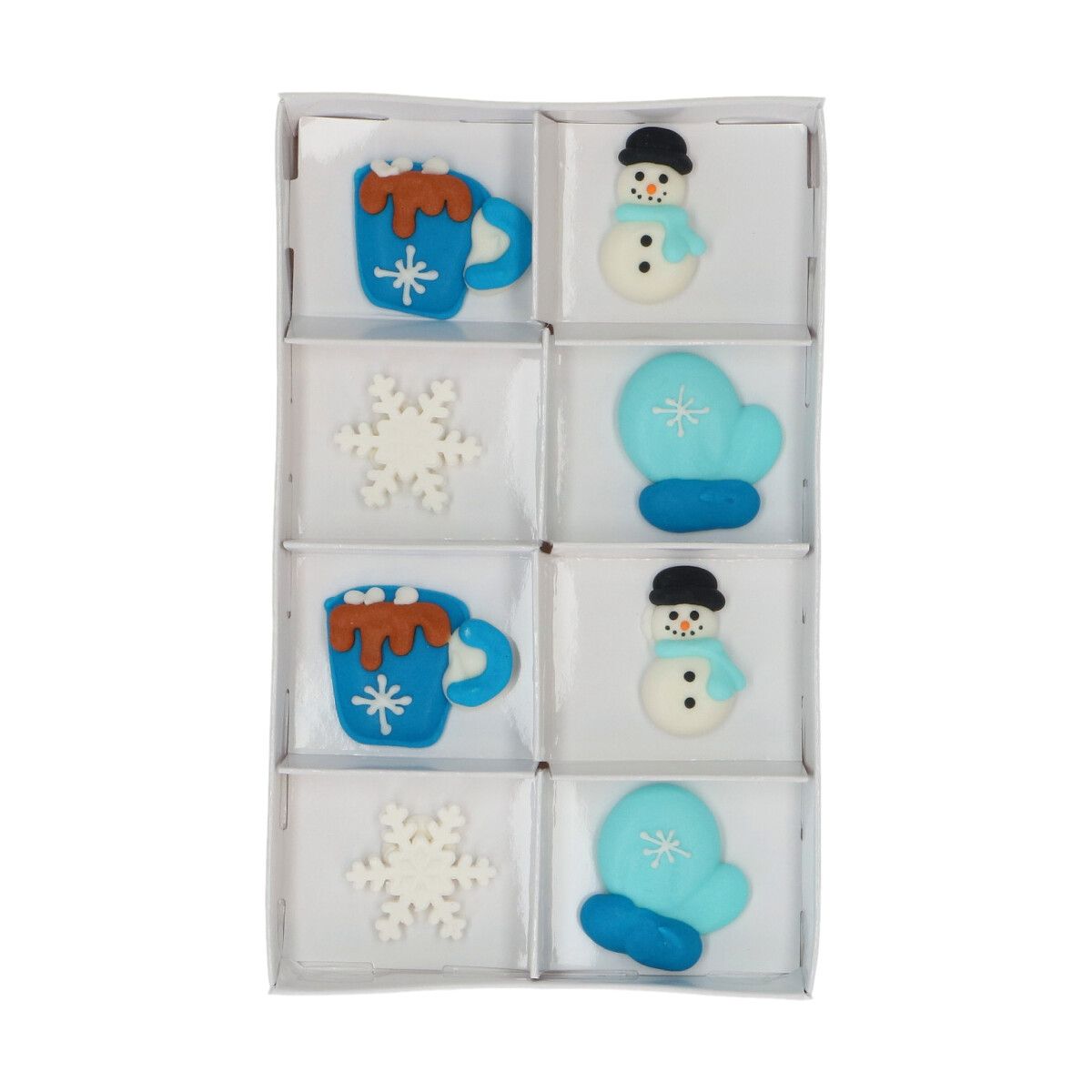 Wilton Kakepynt Vinter 8stk