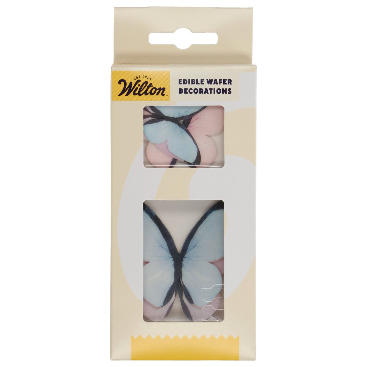 Wilton Spiselige Sommerfugler Pastell 8 stk