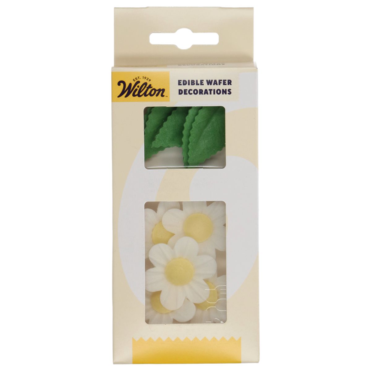 Wilton Spiselige Blomster og Blader Hvit 11 stk
