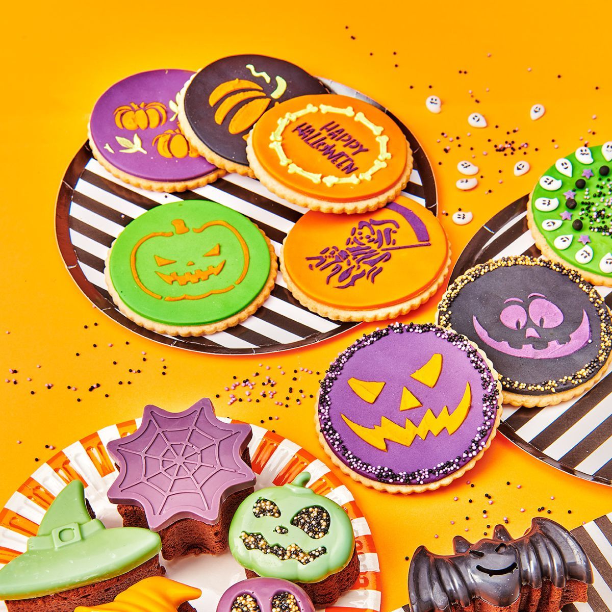 Wilton stensiler Halloween 20 pk