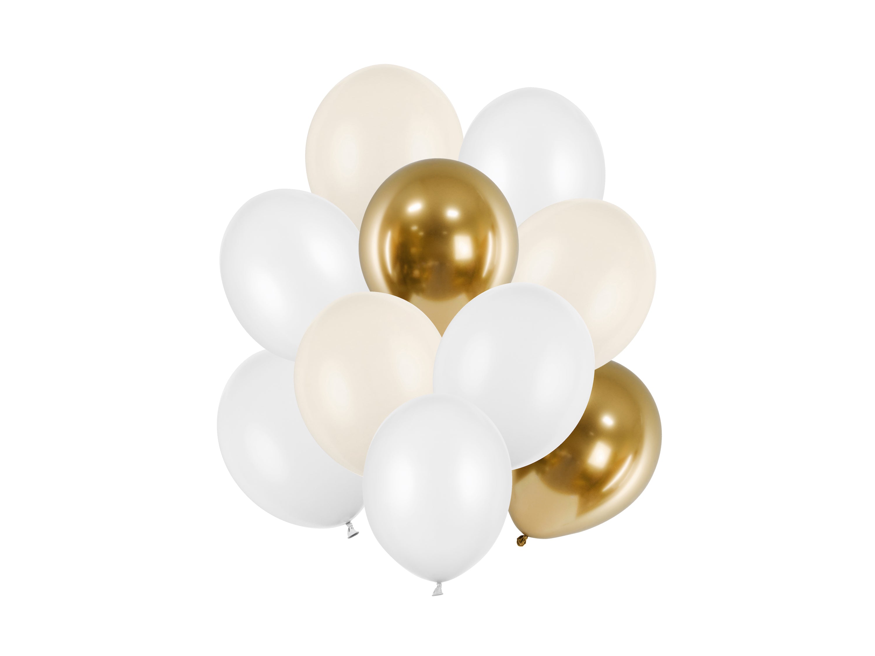 Ballonger Hvit mix 27-30cm 10pk