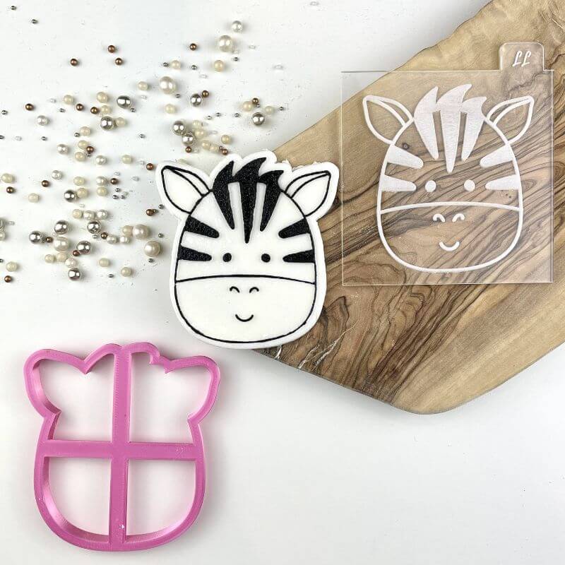 Utstikker og embosser zebra