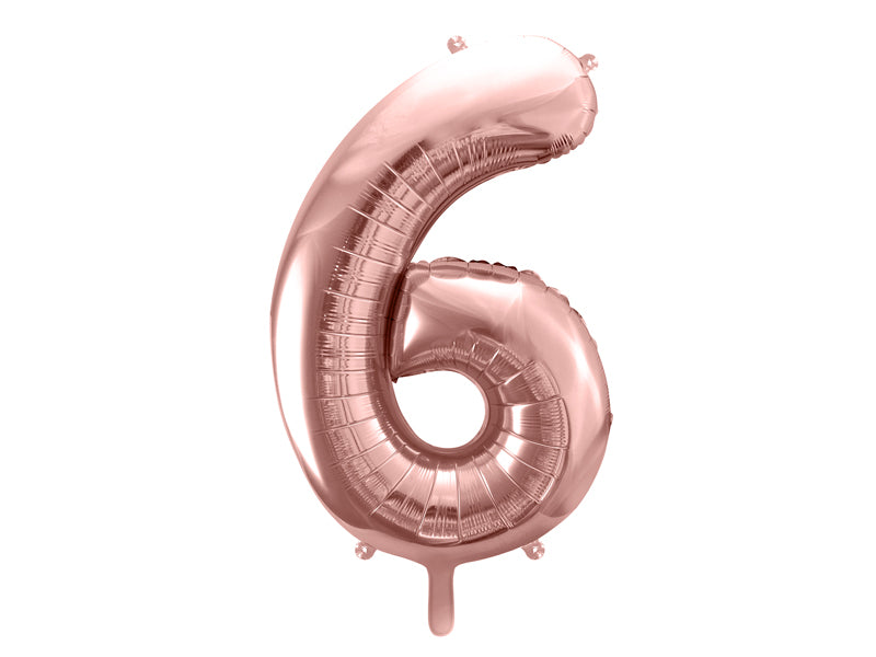 Ballong Rosegull Folie #6, 86cm