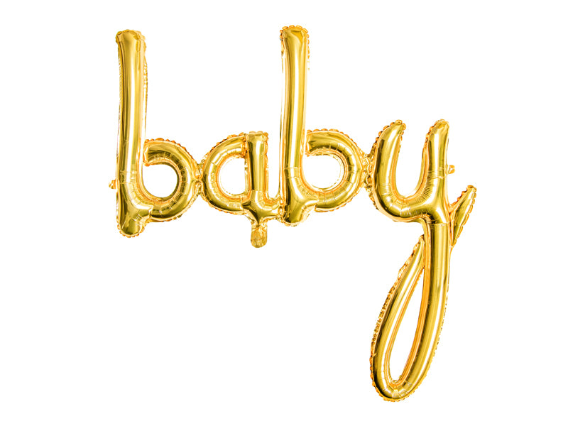 Ballong Baby Gullfolie 73,5x75,5cm