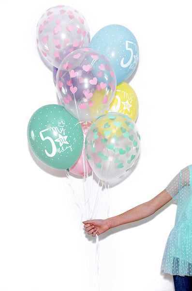 Ballonger med Hjerter Crystal 30cm, 50 pk 2