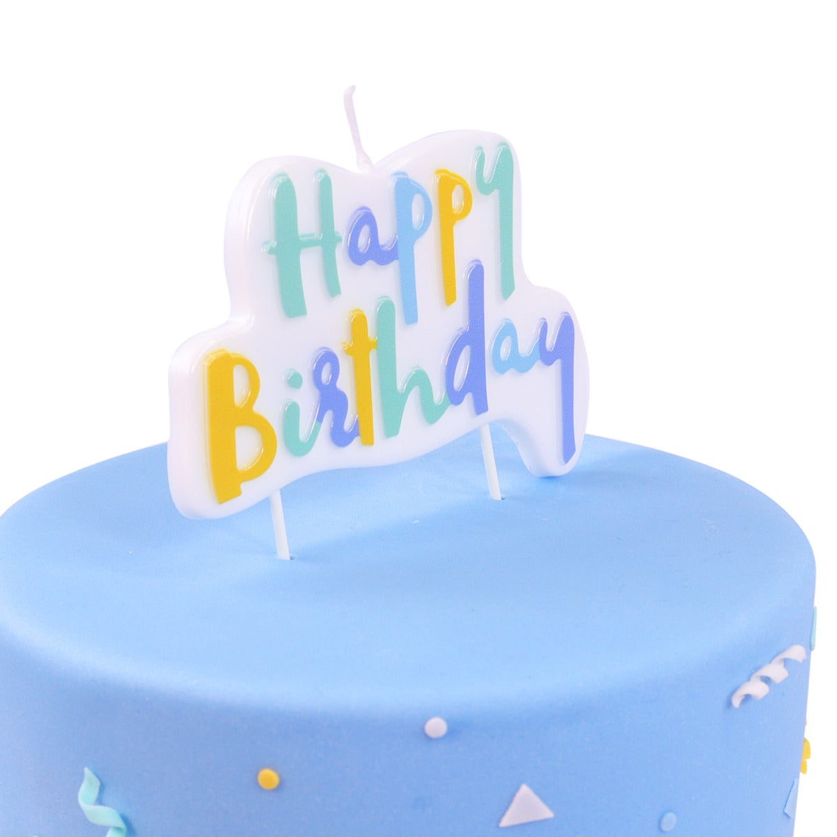 Kakelys Blue Pastel Birthday Candle STK 3