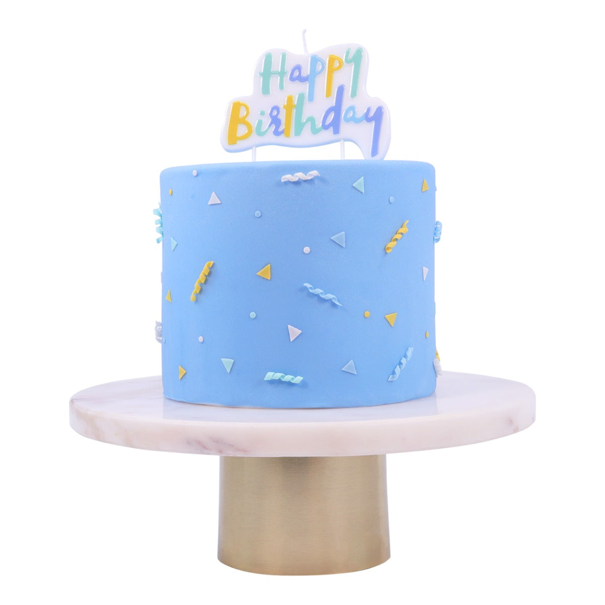 Kakelys Blue Pastel Birthday Candle STK 4