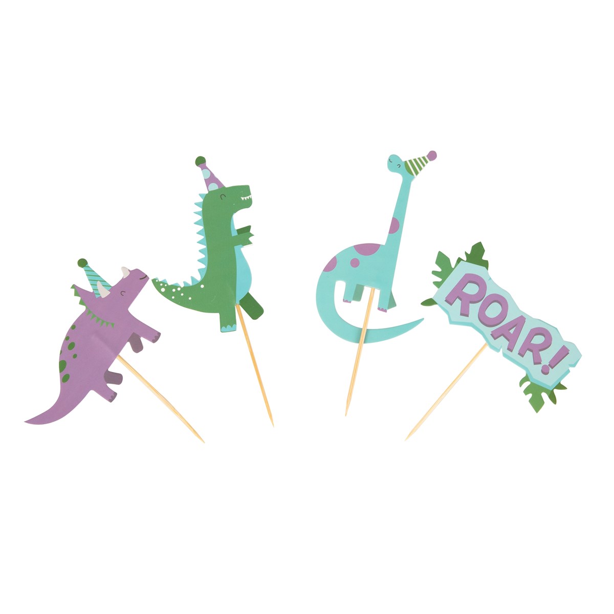 Cupcake sett Dinosaur, pk/24 3