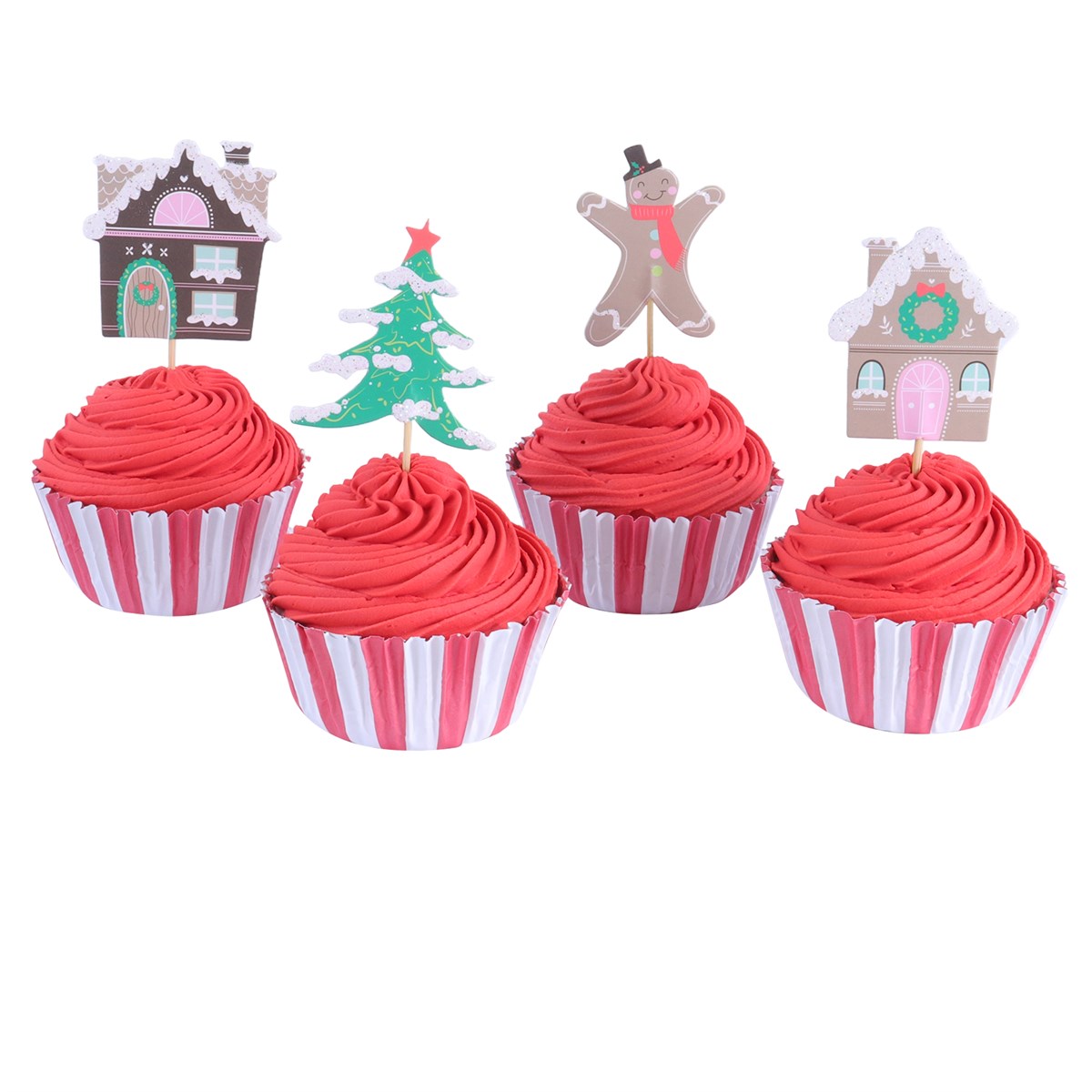 Cupcake sett Jul, pk/24 2