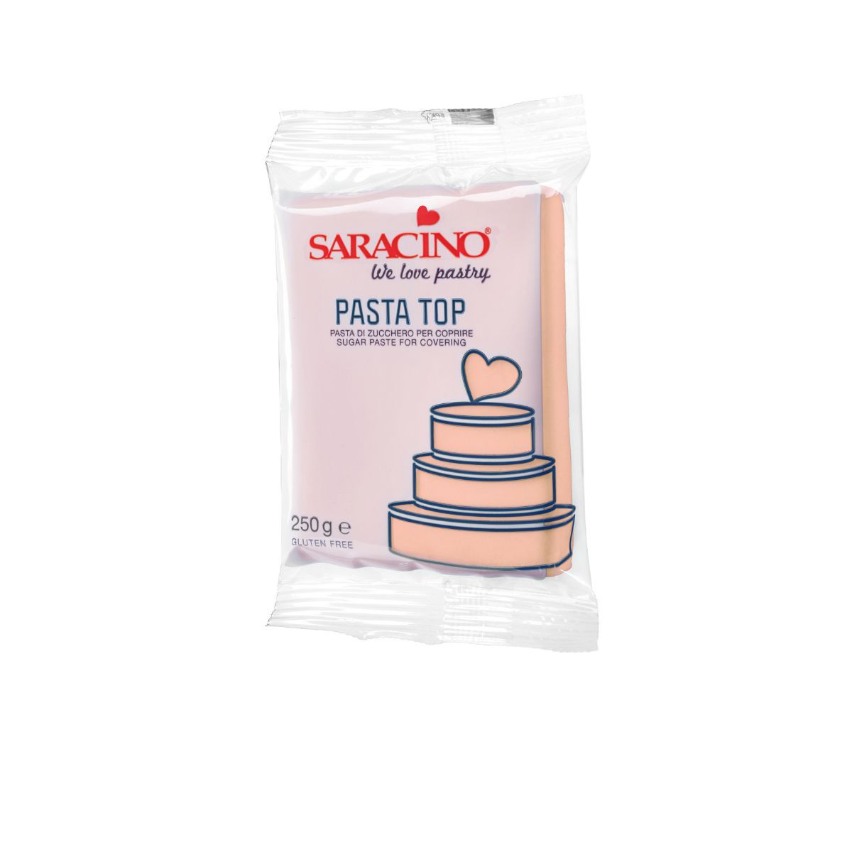 Saracino Top Paste Fondant Rosé Beige 250g