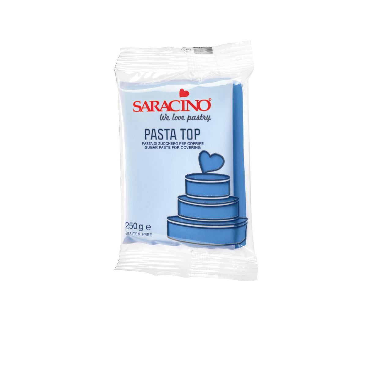 Saracino Top Paste Fondant Blå 250g