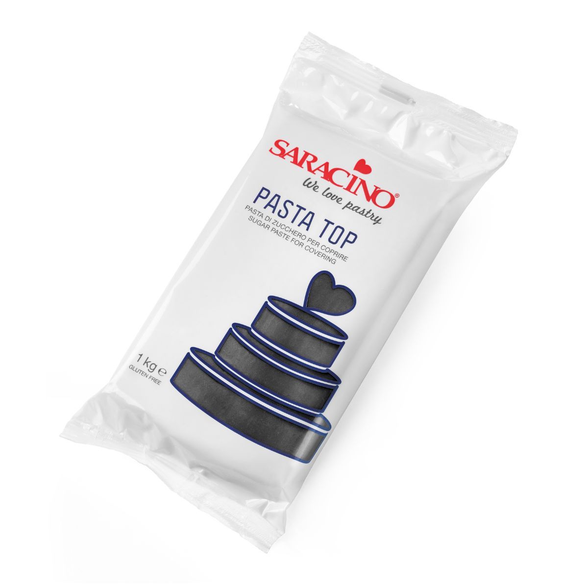 Saracino Top Paste Fondant Sort 1 kg