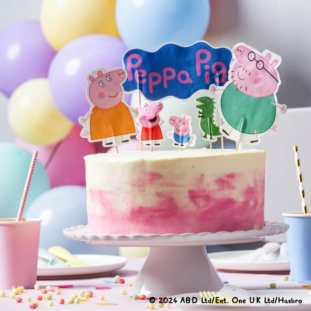 Kaketopper Peppa Gris sett 12 3