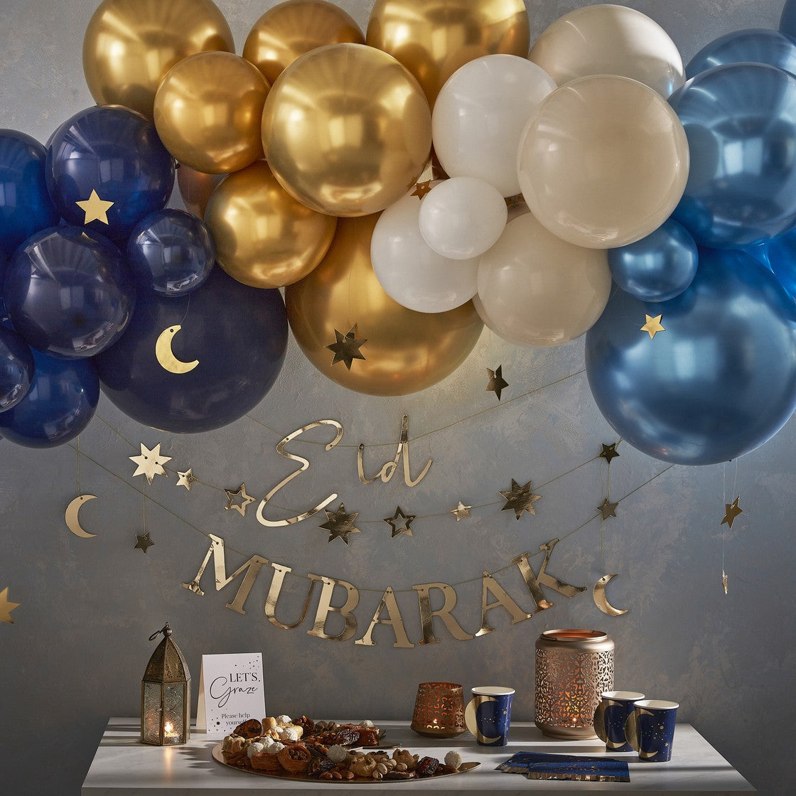 Drikkekrus i Papp, Eid Mubarak 8 stk 4