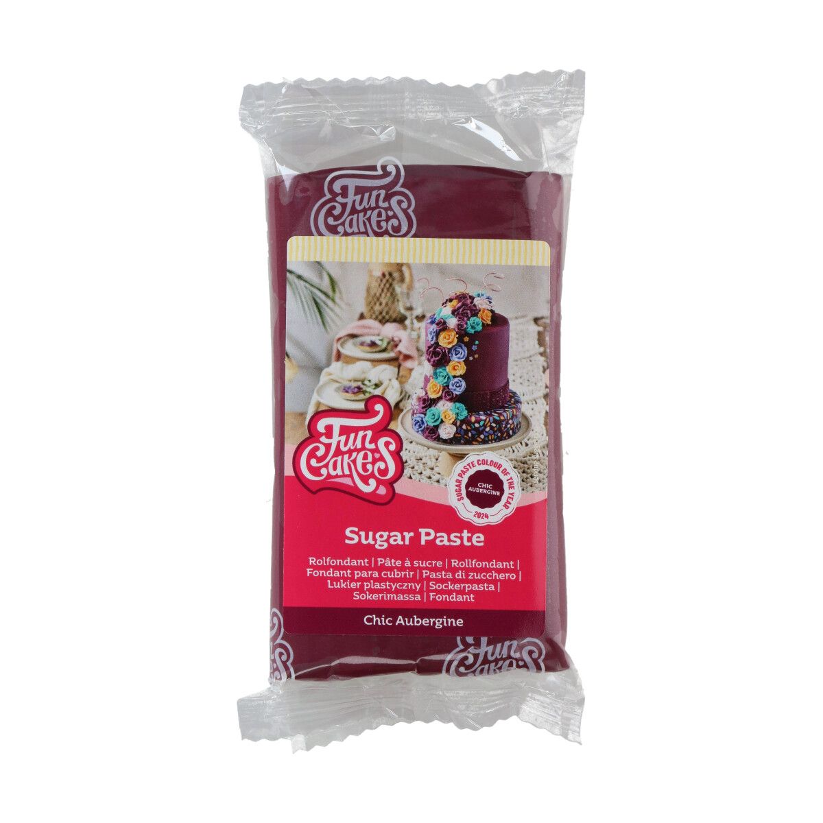 FunCakes Fondant Chic Aubergine 250g