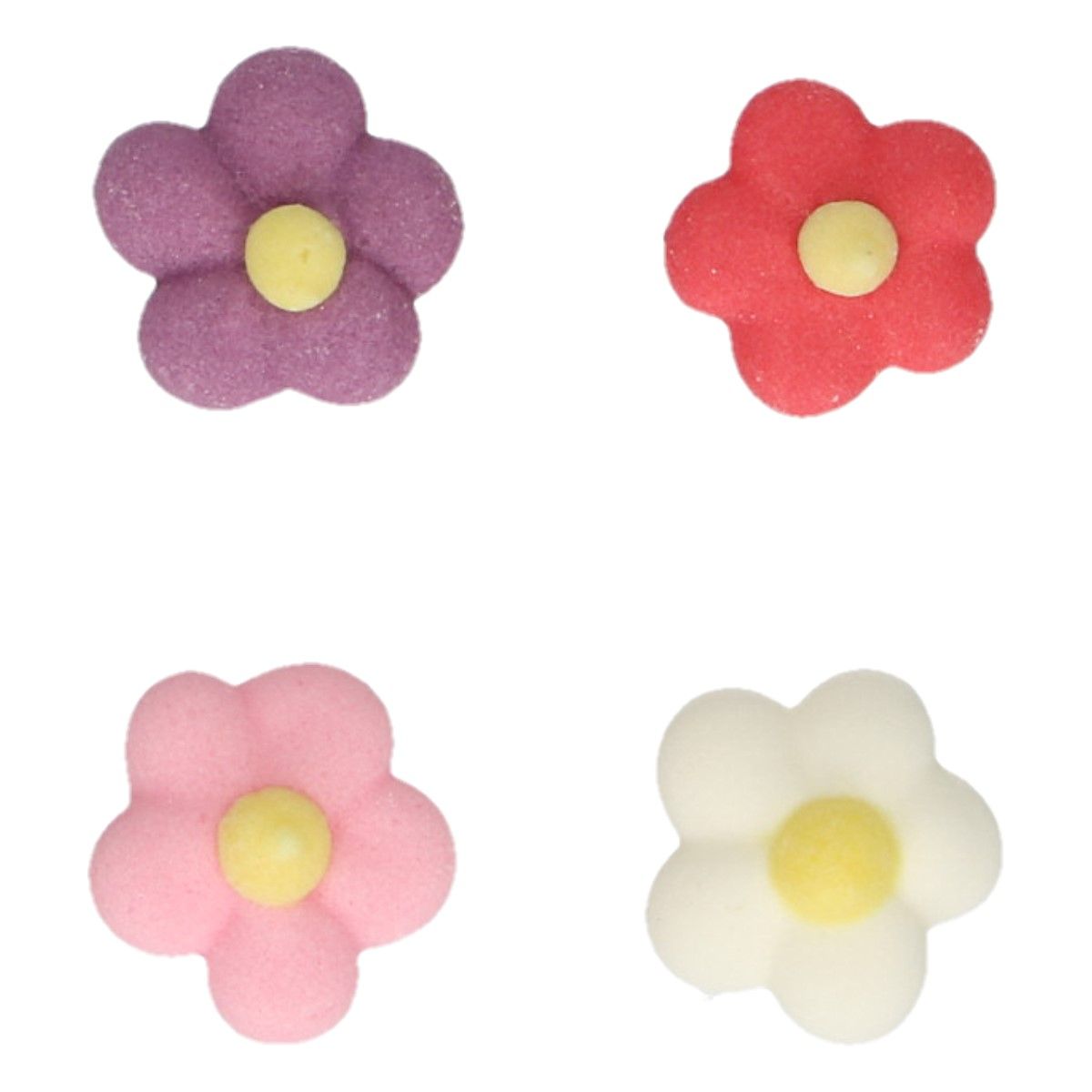 Kakepynt spiselig Miniblomster ass 32 stk 2