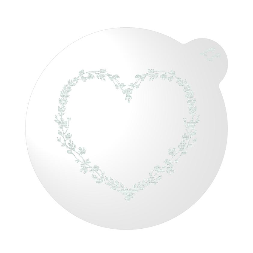 Floral Heart Cookie Embosser 2