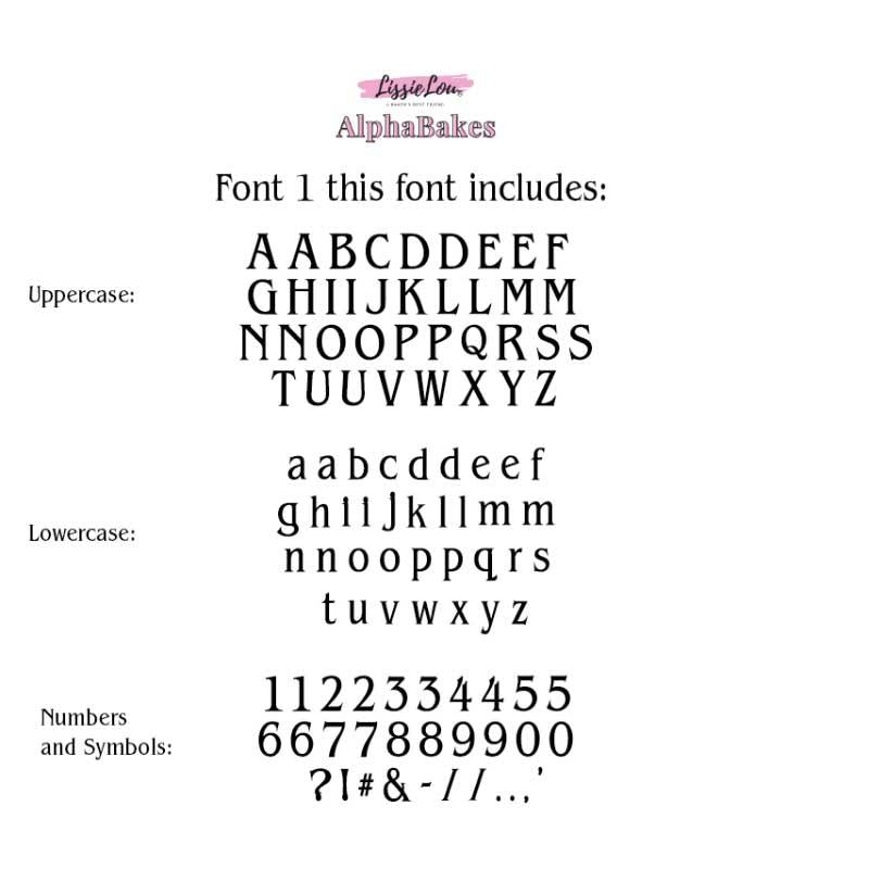 Tall og symboler Font 1 Medium 4