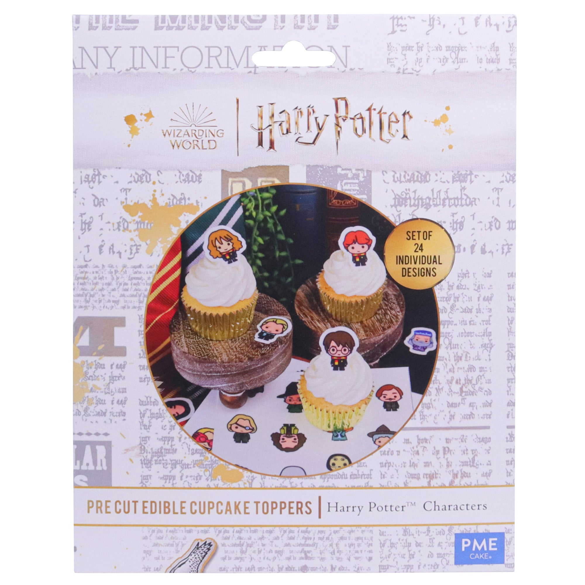 Spiselig Bilde Harry Potter Karakterer, 24 stk