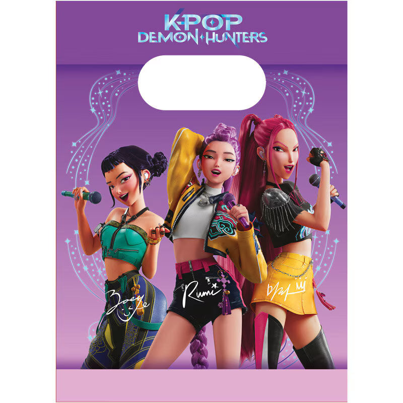 Gavepose Papir K-Pop Demon Hunters 4stk