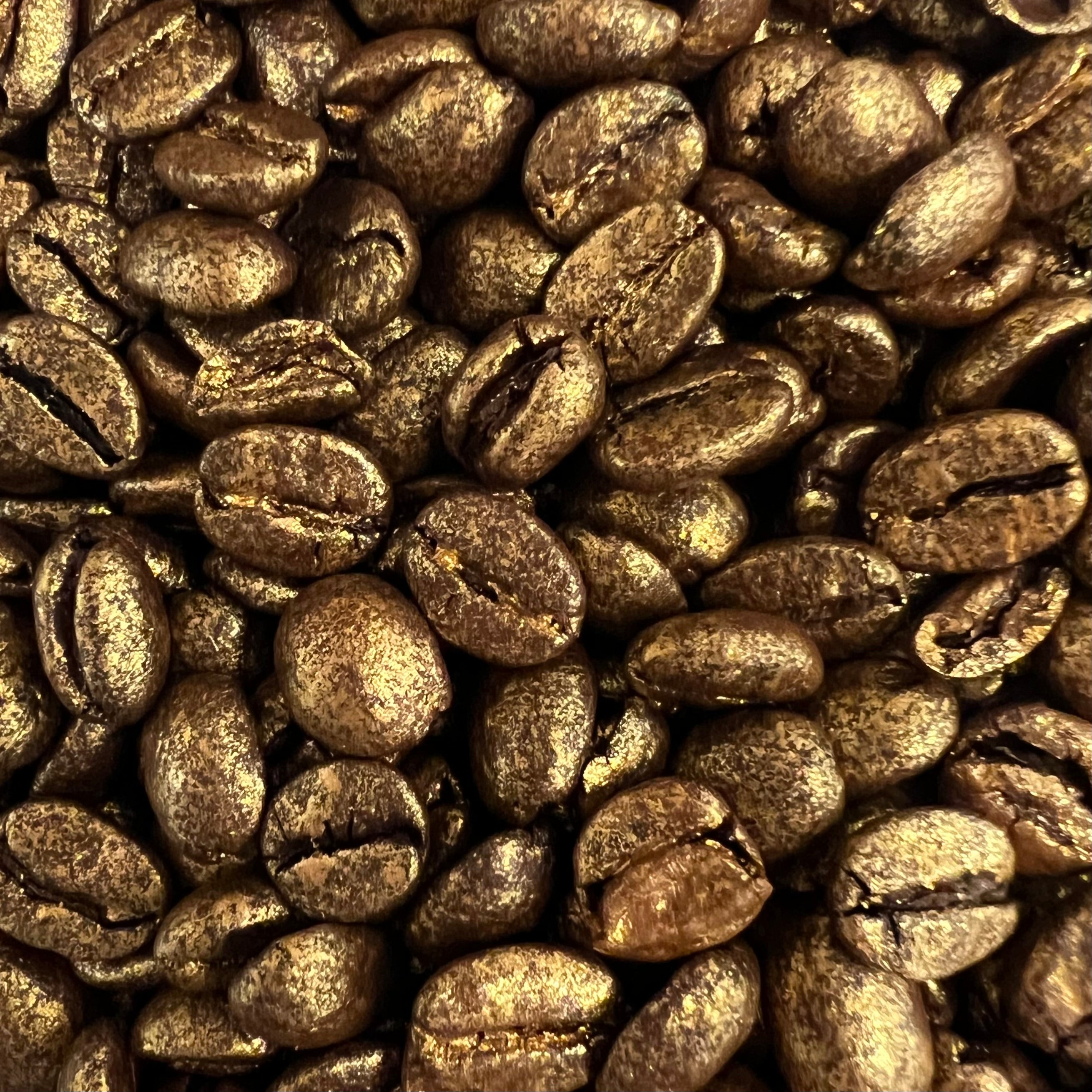 Skål Garnityr Kaffebønner Gull 35g