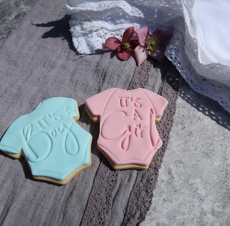 It's a Girl Cookie Stamp 2