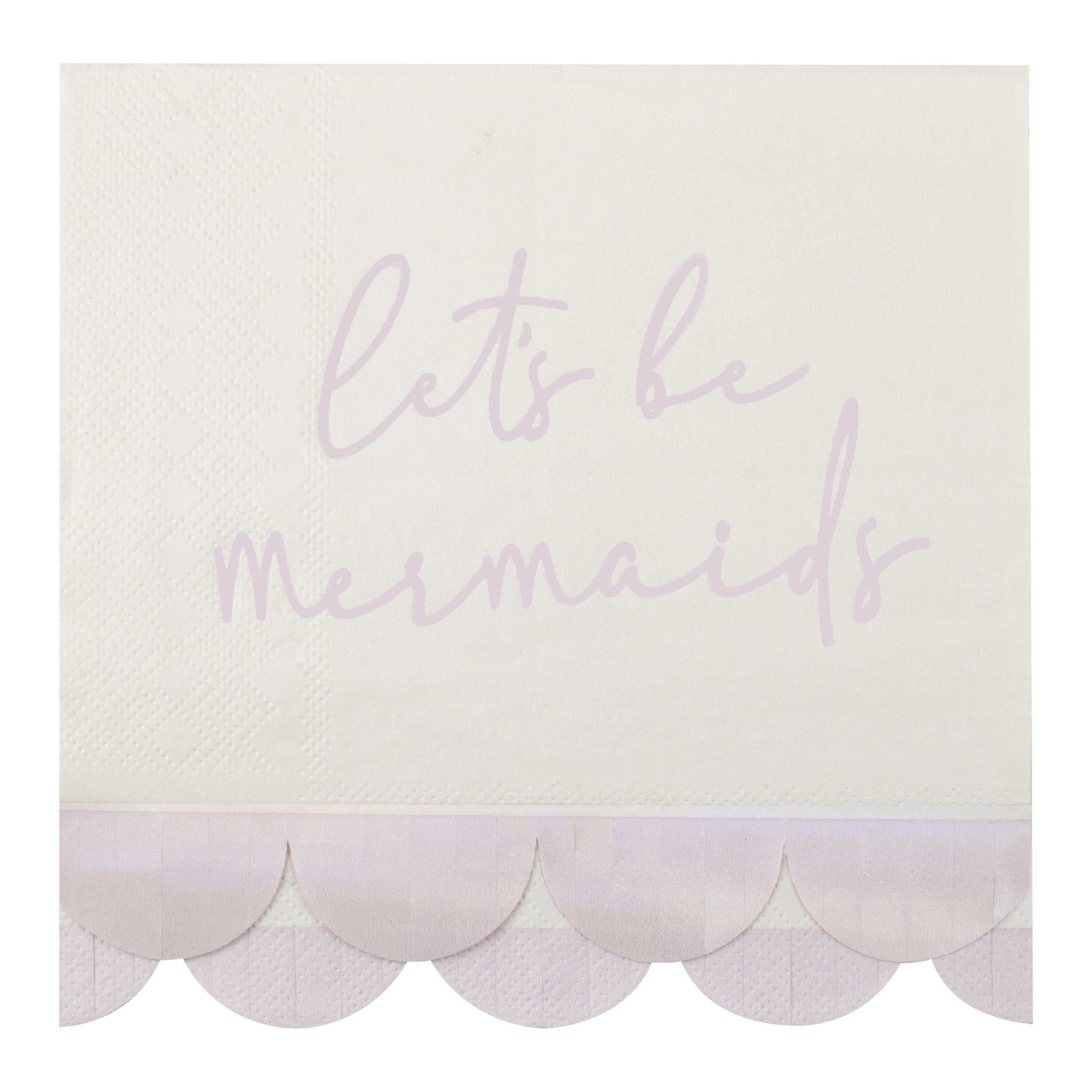 Servietter Mermaid Magic, 16cm, 16 stk