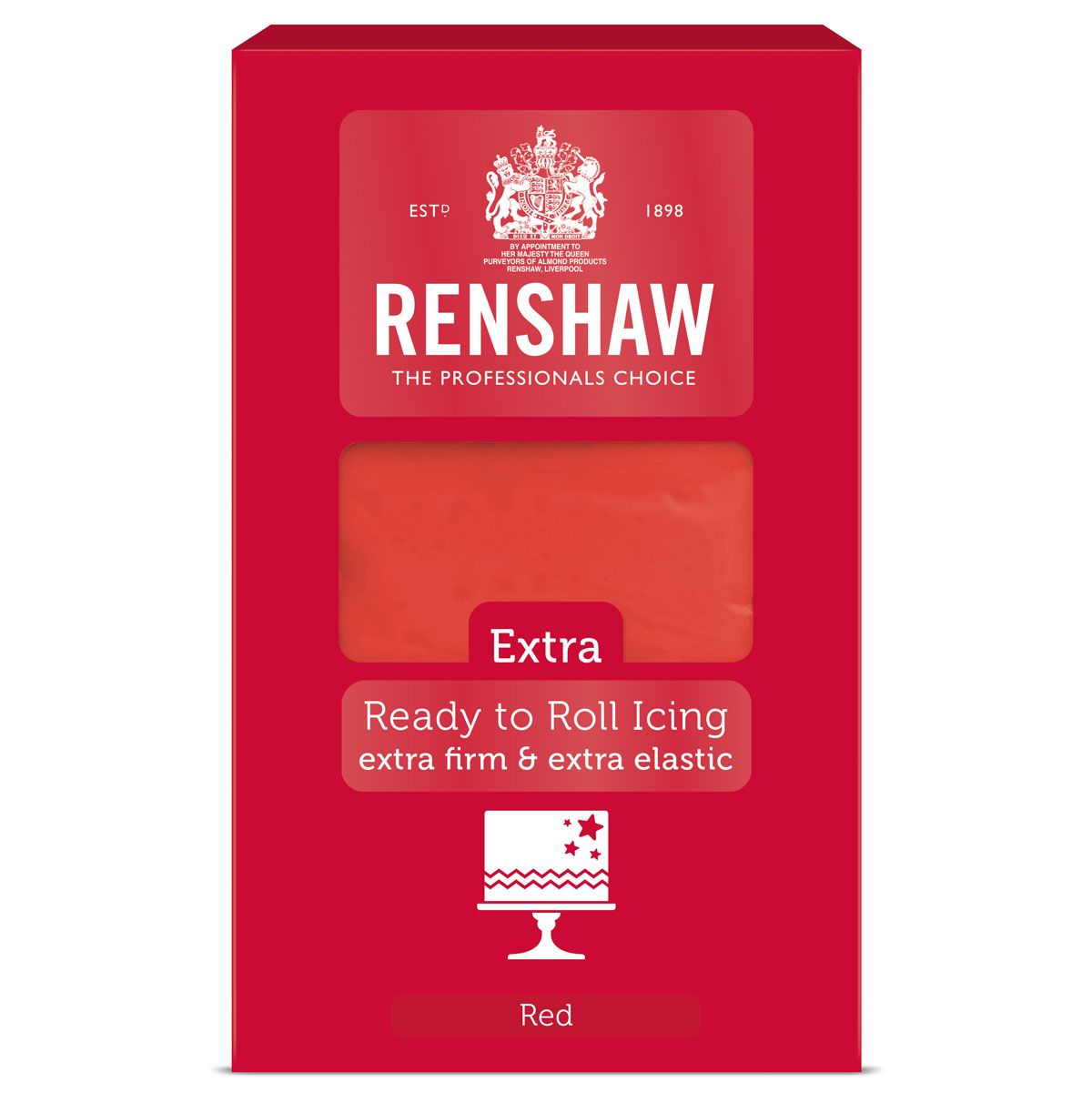 Fondant Rød Renshaw 1 kg