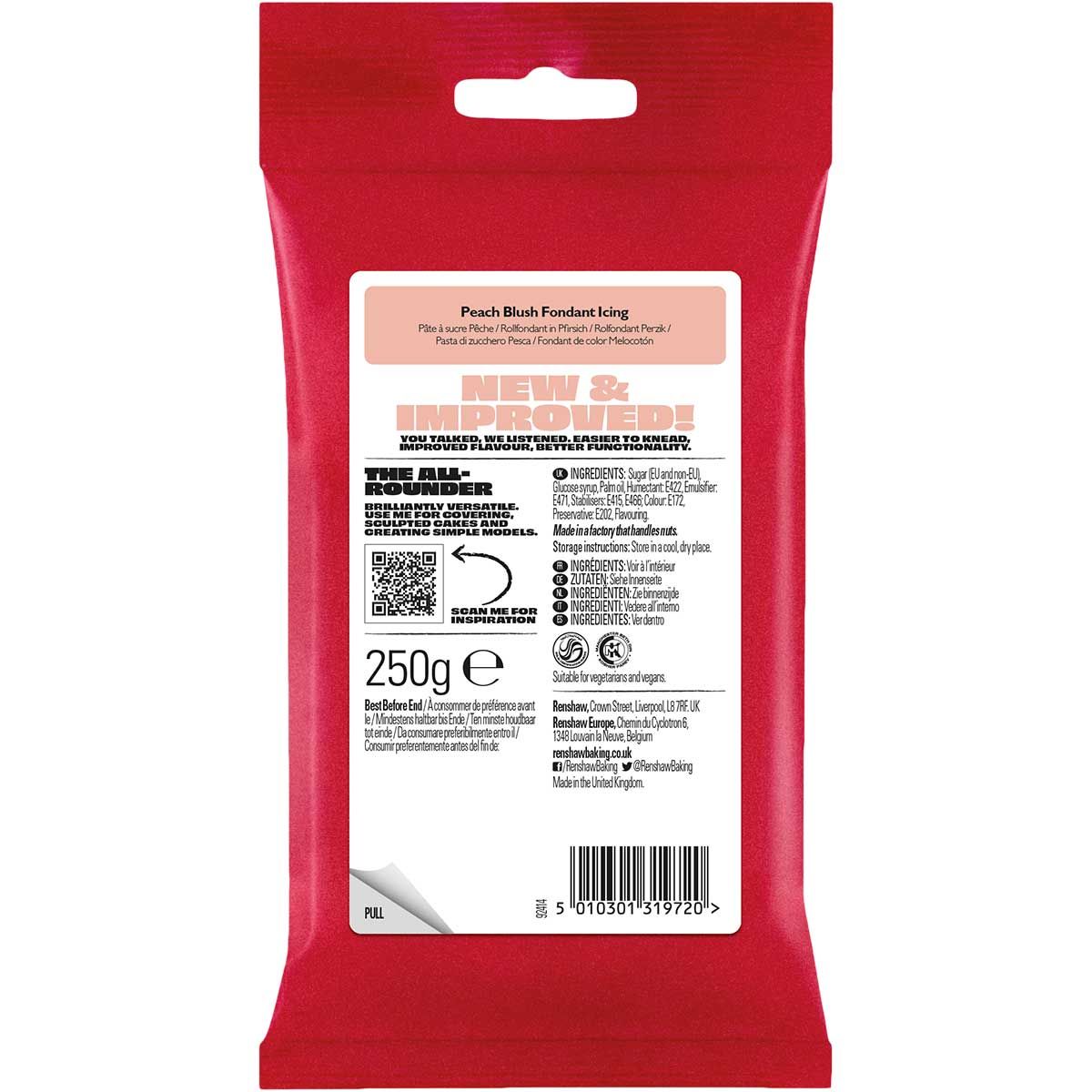 Fondant Fersken Renshaw 250g 2