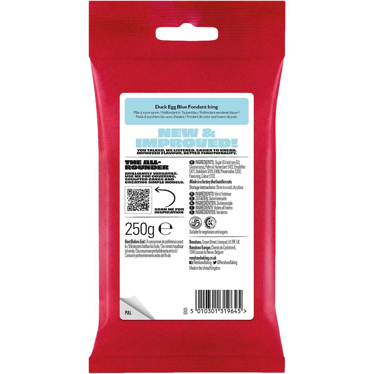 Fondant Dueblå Renshaw 250g 2