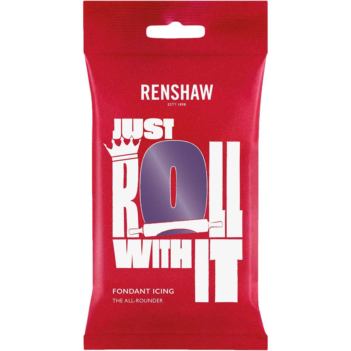 Fondant Lilla Mørk Renshaw 250g