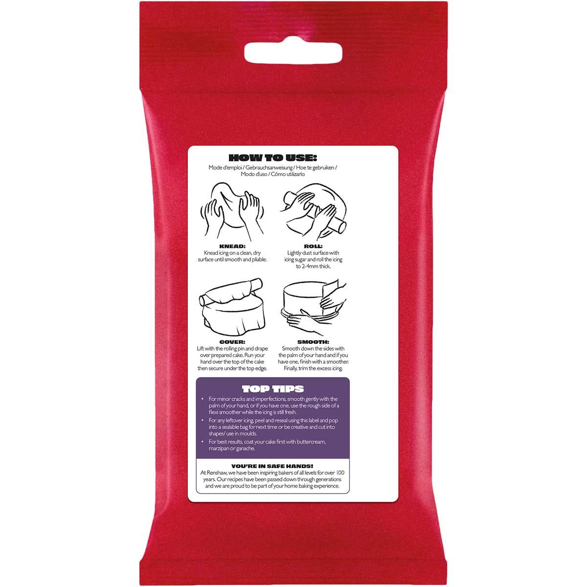Fondant Lilla Mørk Renshaw 250g 3