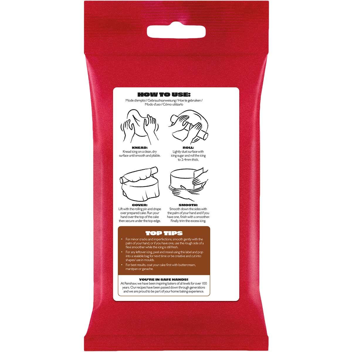 Fondant Brun Mørk Renshaw 250g 3