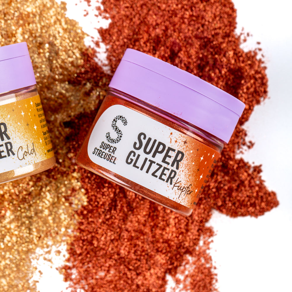 Kakeglitter SuperGlimmer Copper 8g