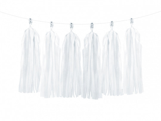Tassel Garland Hvit ca:L2mxH30cm
