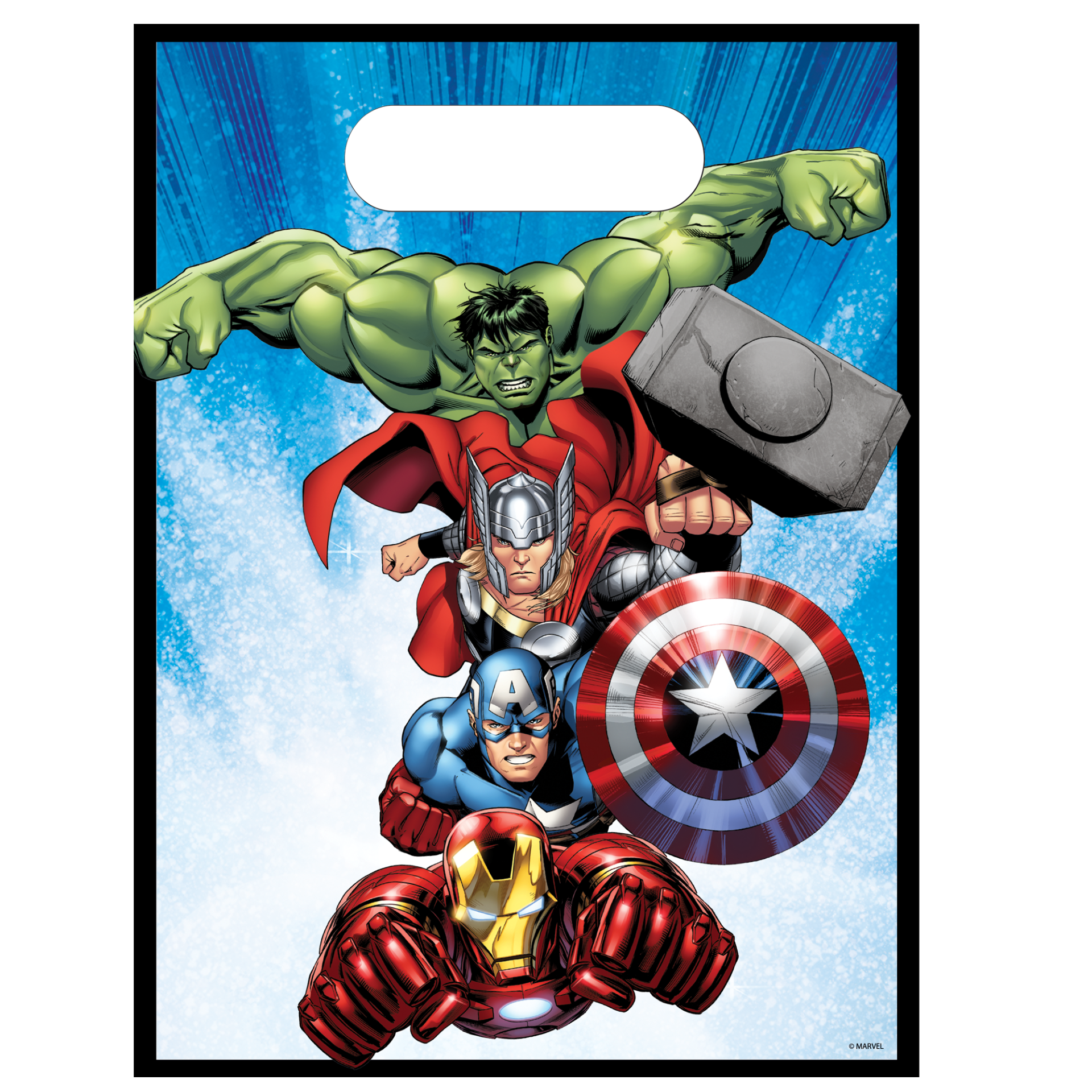 Gavepose Avengers 6 stk