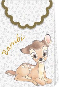 Gavepose i papir Bambi, 6 stk